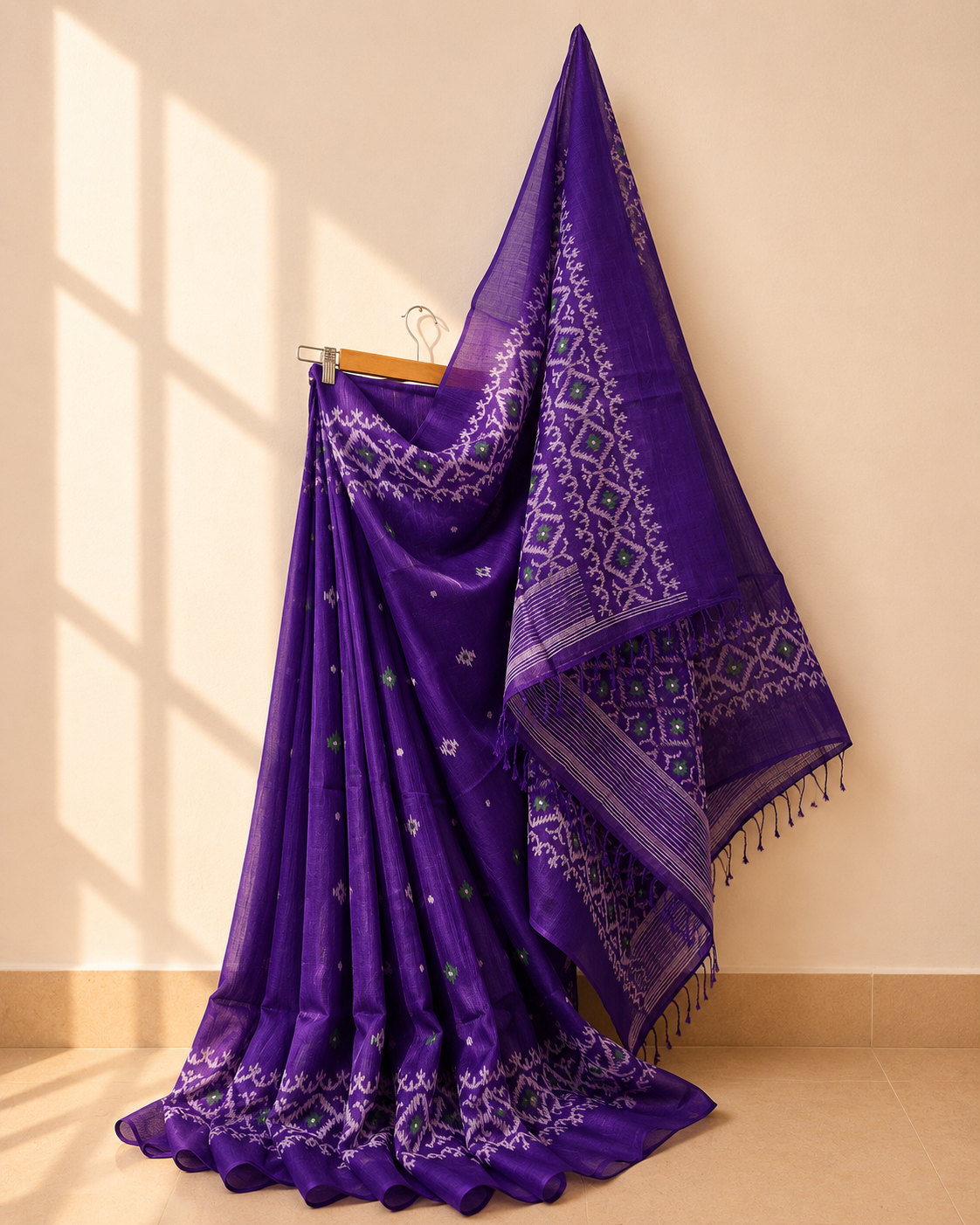 Matka Silk Jamdani Saree
