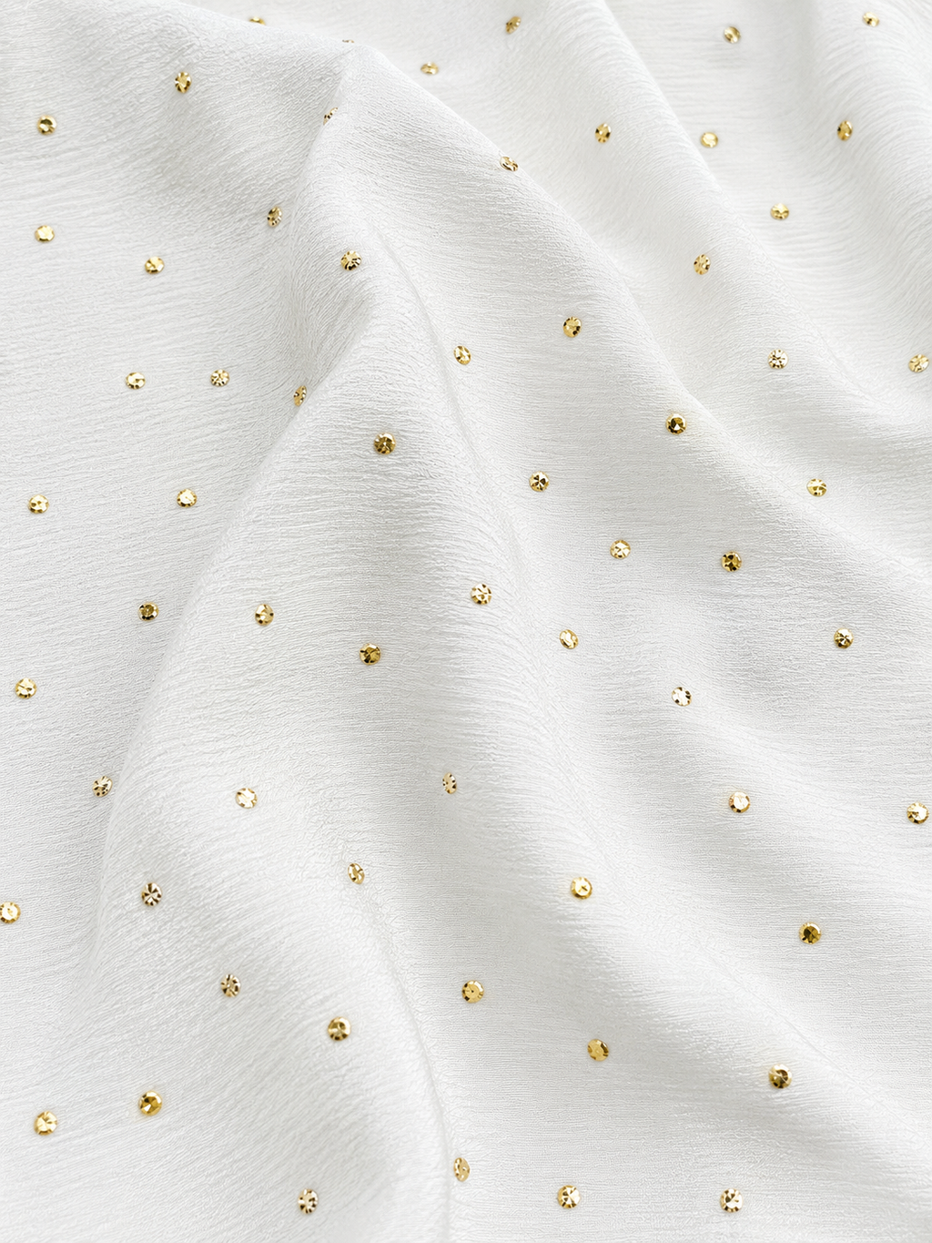 Golden Butti Chiffon Saree