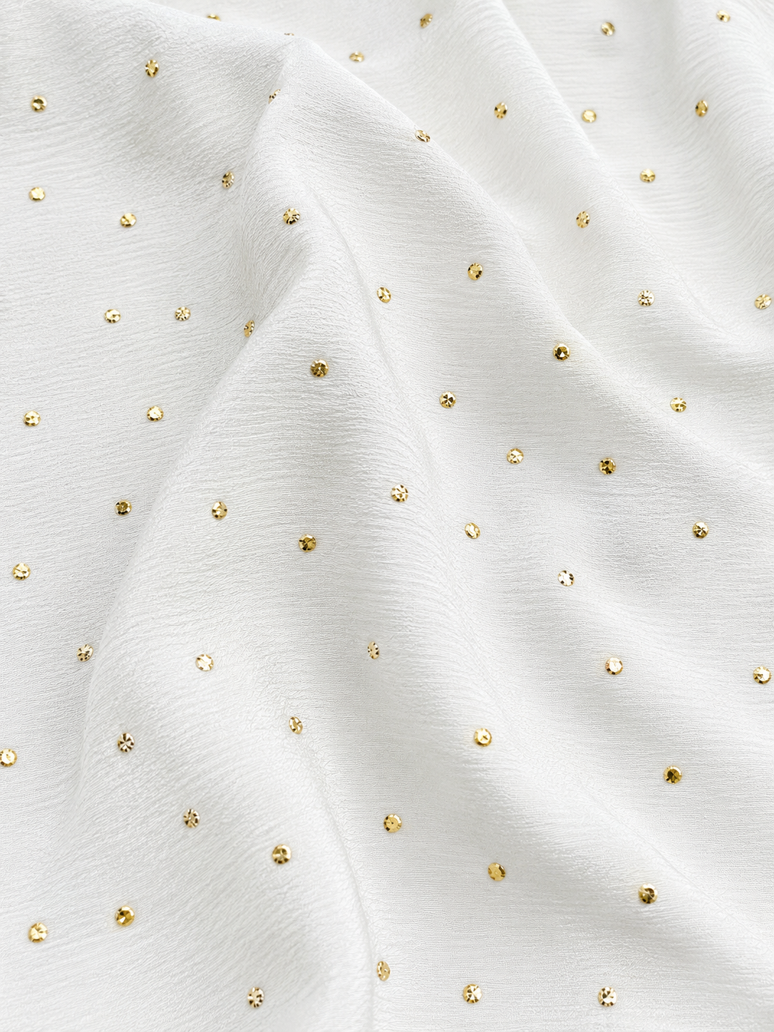 Golden Butti Chiffon Saree