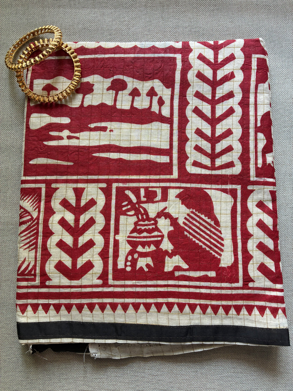 Madhubani Bengoli Saree