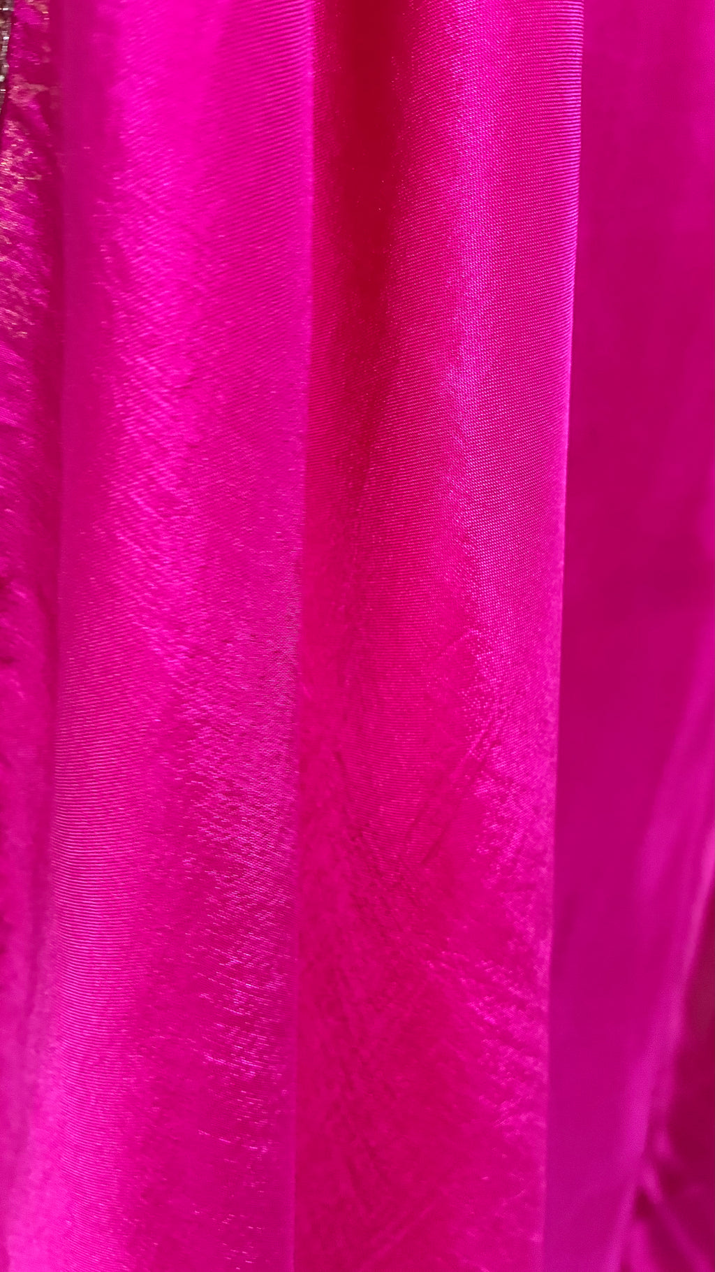 Magenta Saree with Golden Designer Lace