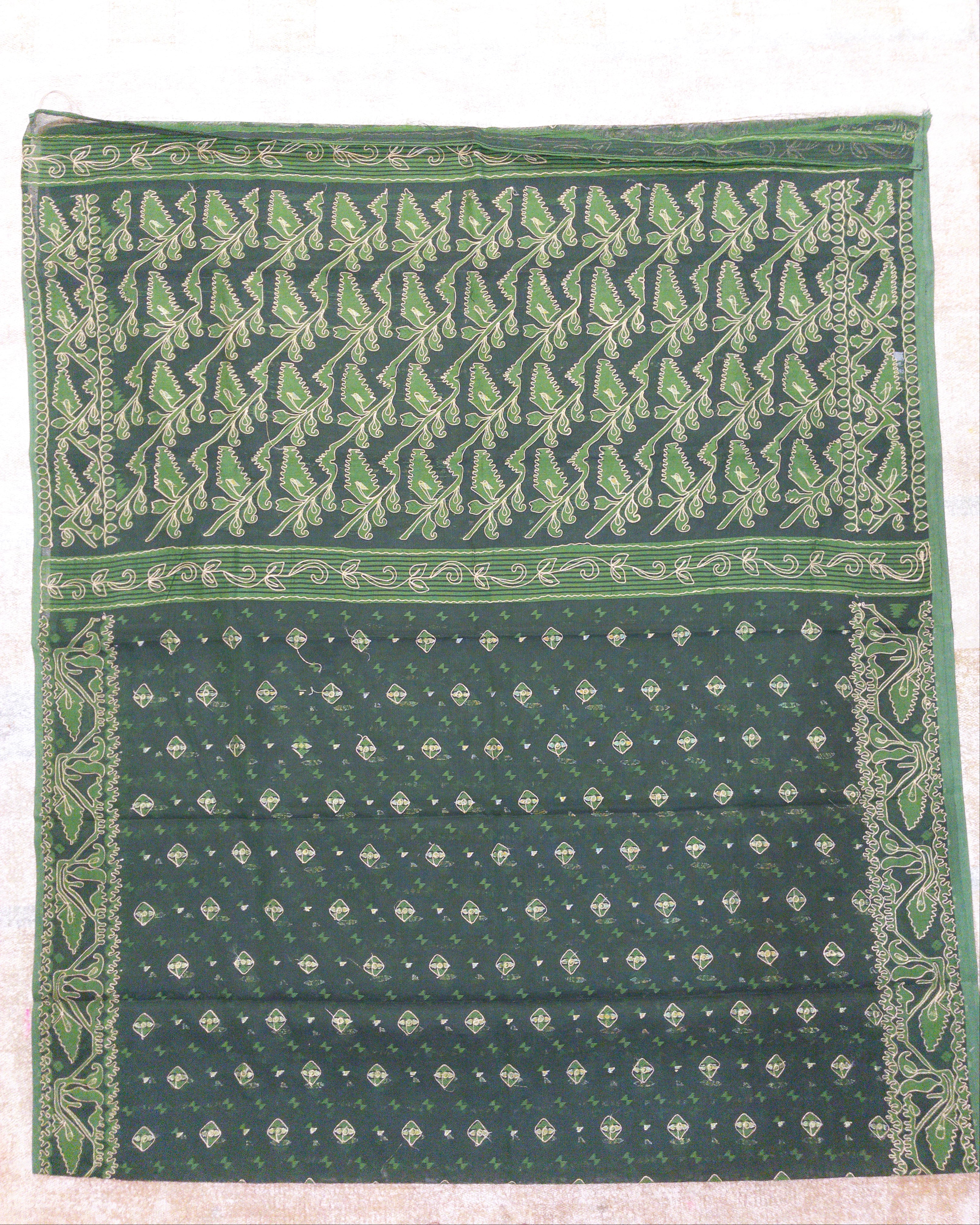 Neem Zari Jamdani Saree