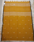 Mustard Mul Cotton Saree