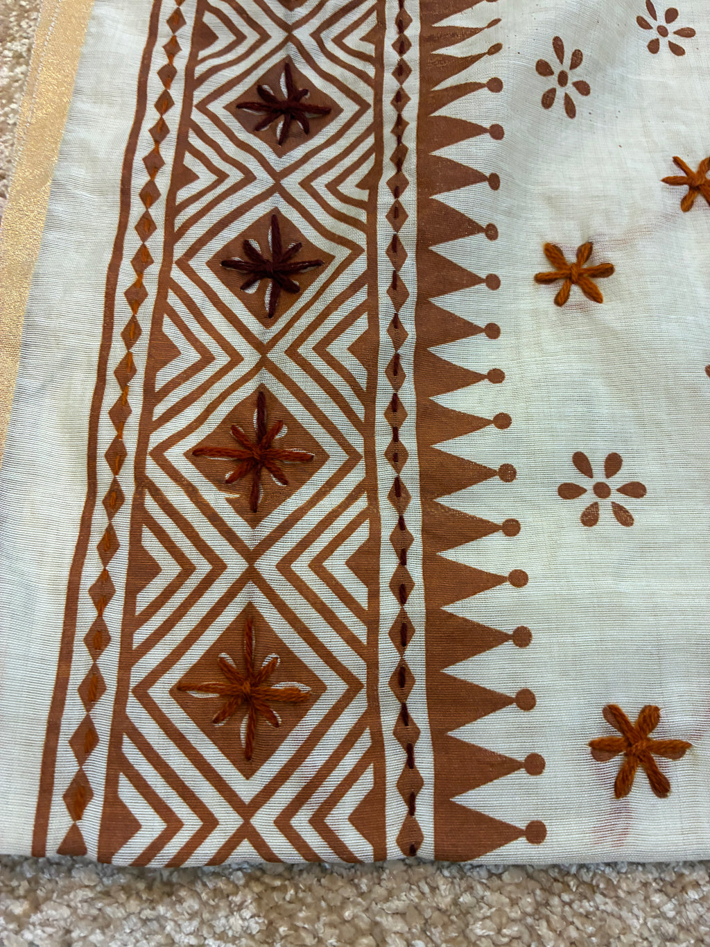 Chanderi Cotton Silk Saree