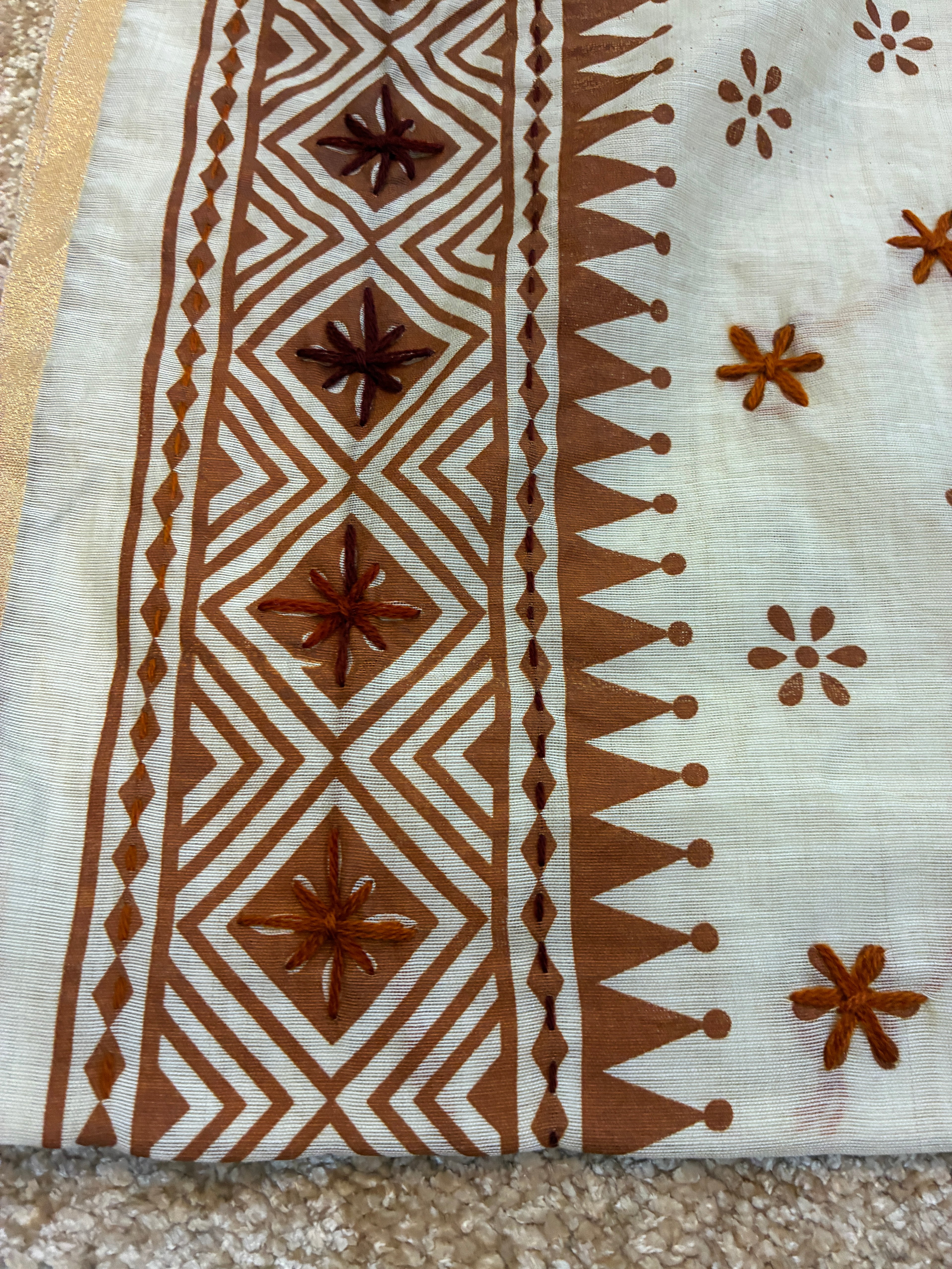Chanderi Cotton Silk Saree