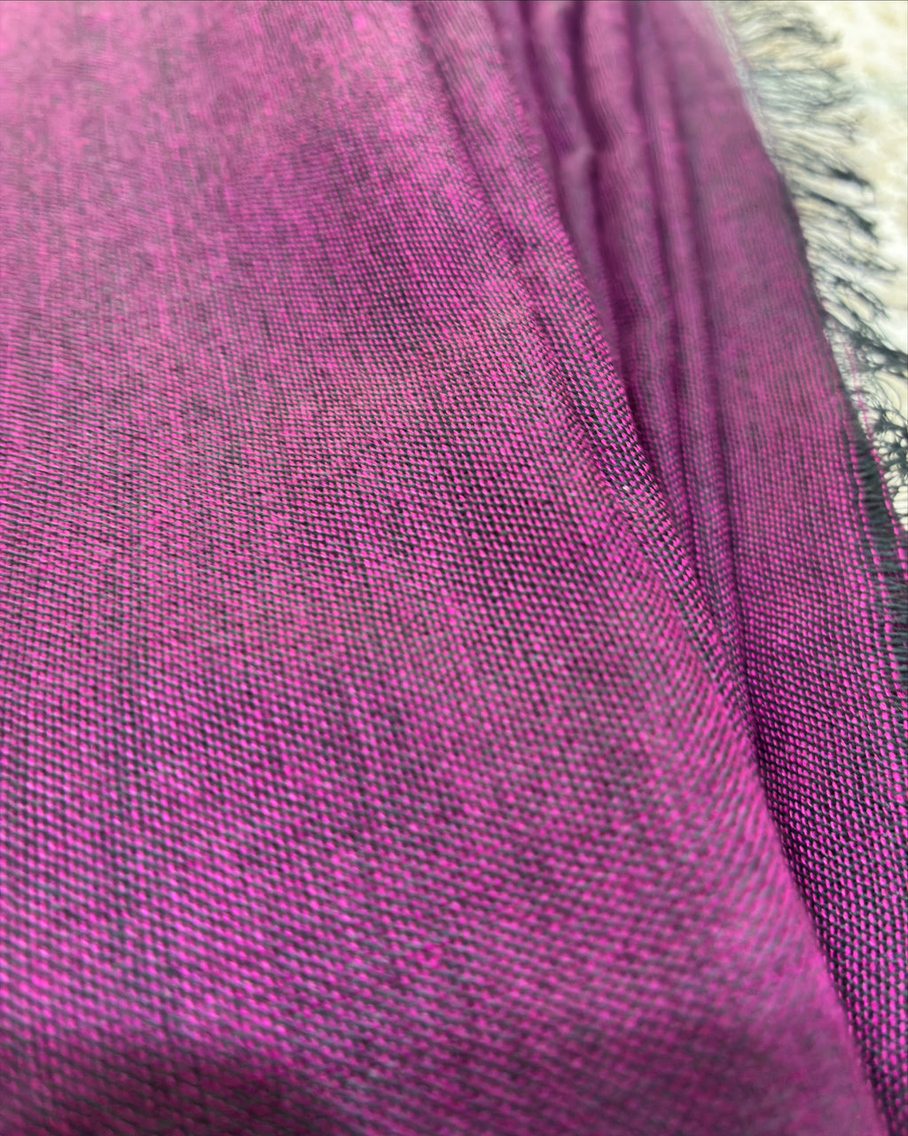 Wine Color Khadi Saree