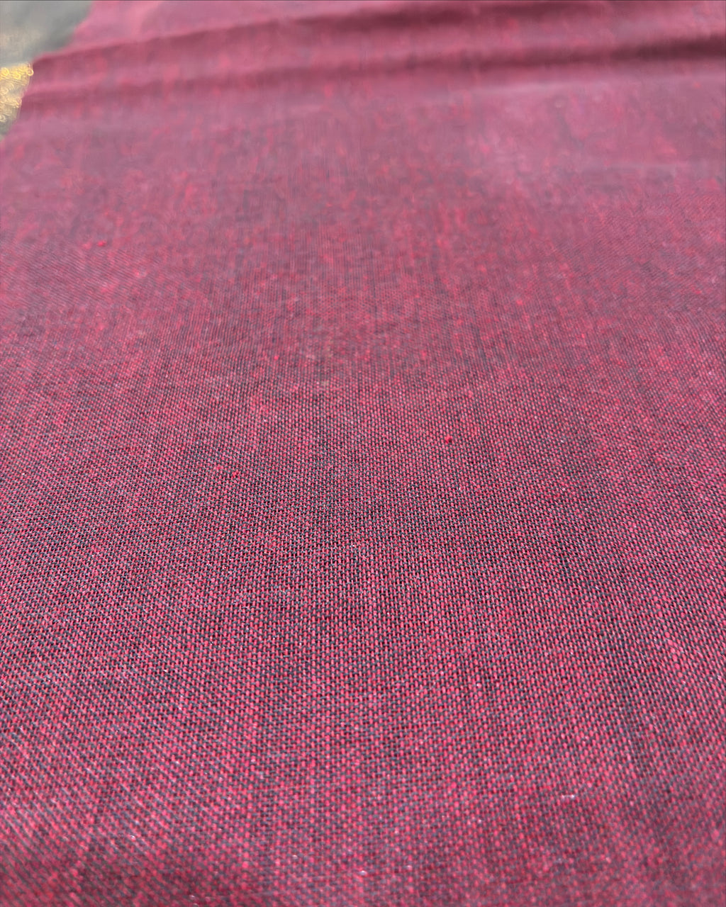 Nayantara Khadi Saree with Golden Aanchal