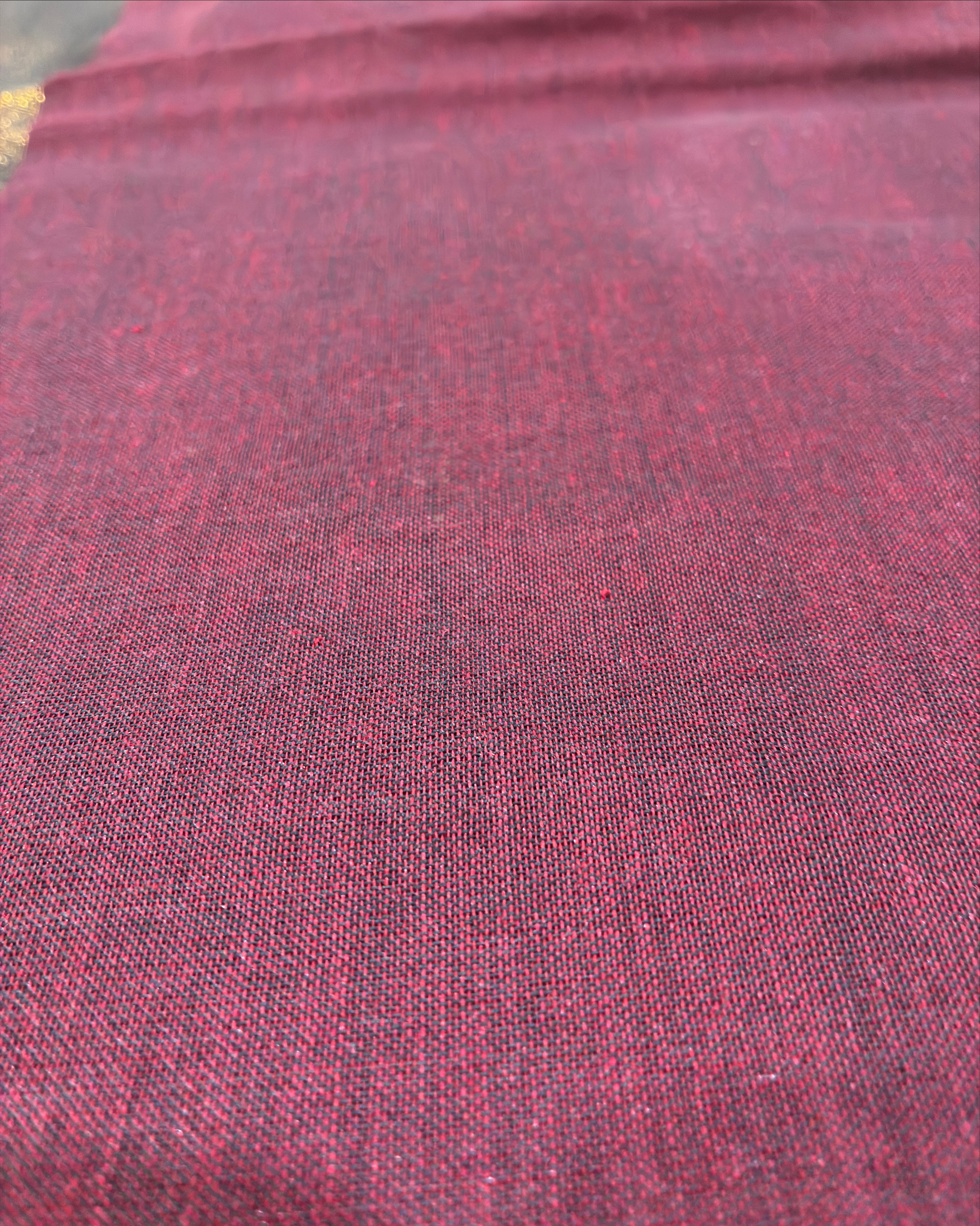 Nayantara Khadi Saree with Golden Aanchal