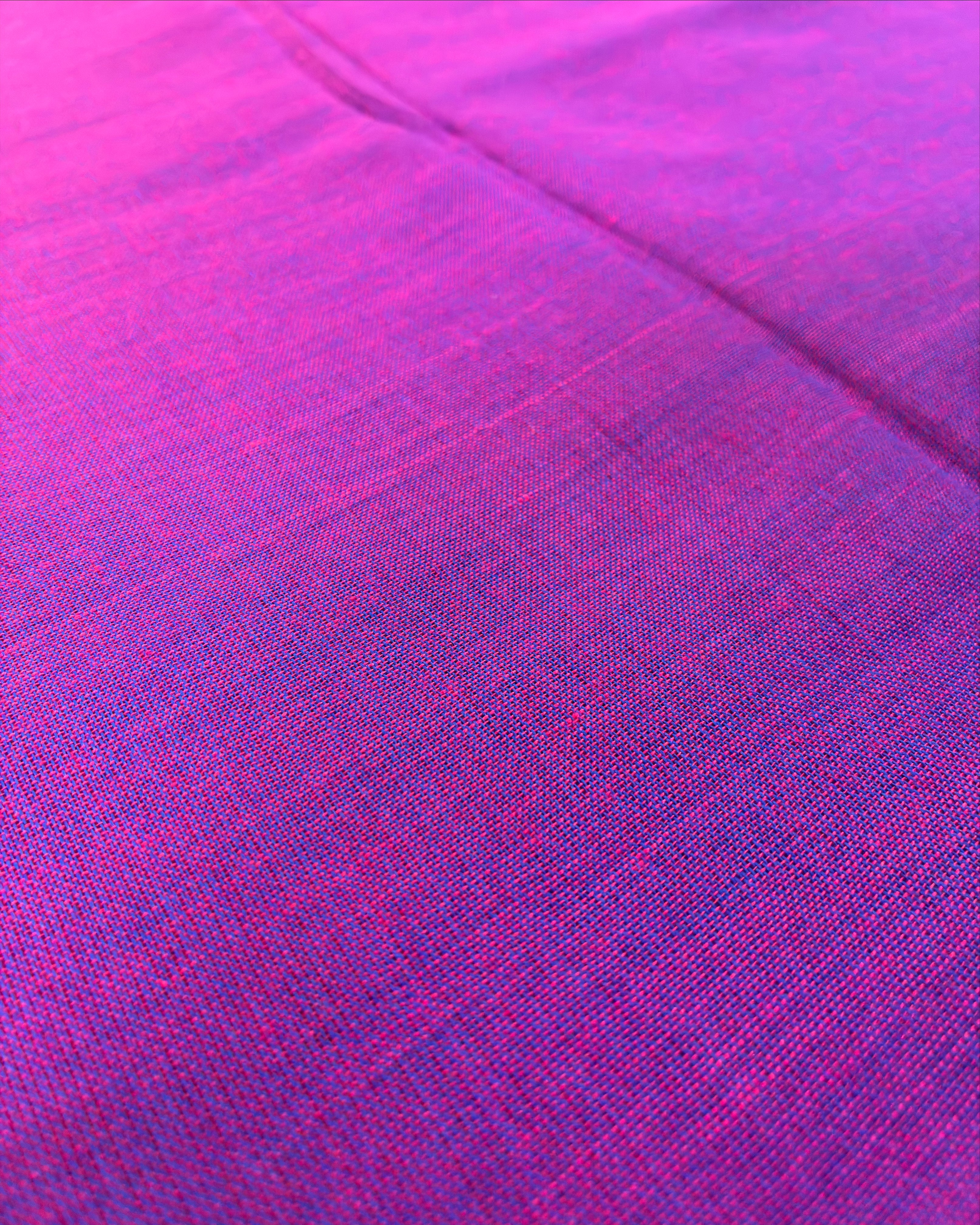 Royal Purple Color Khadi Saree