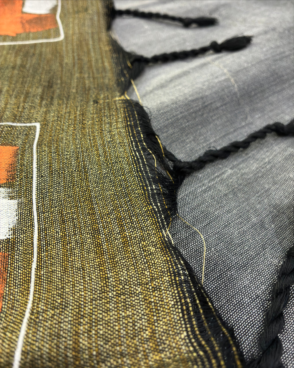 Ash Color Khadi Saree