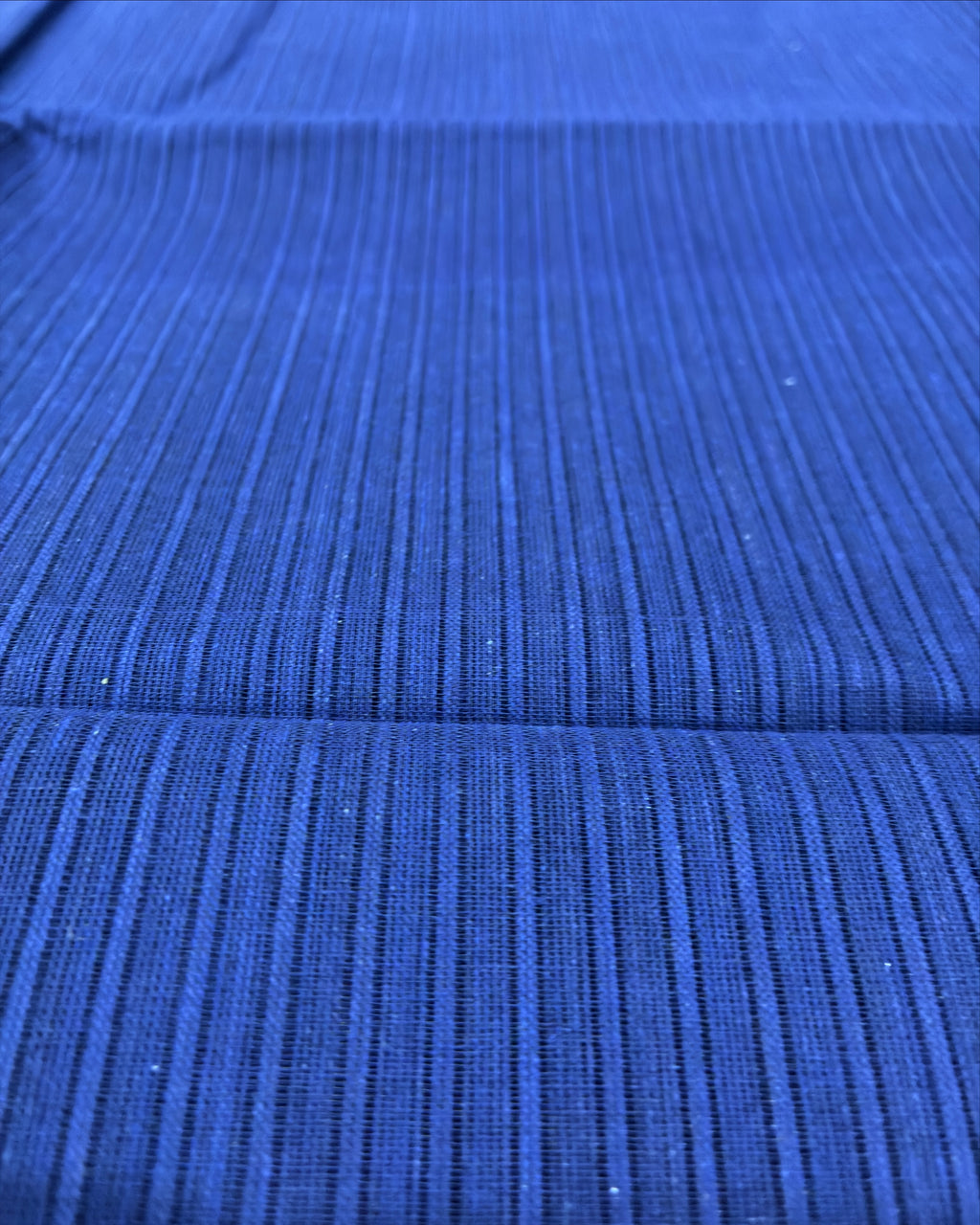 Navy Blue Dhanchora Cotton Saree with Magenta Border