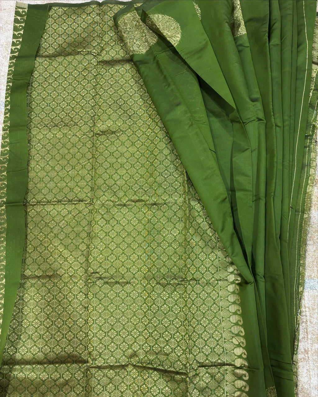 Mehendi Noor Silk Saree