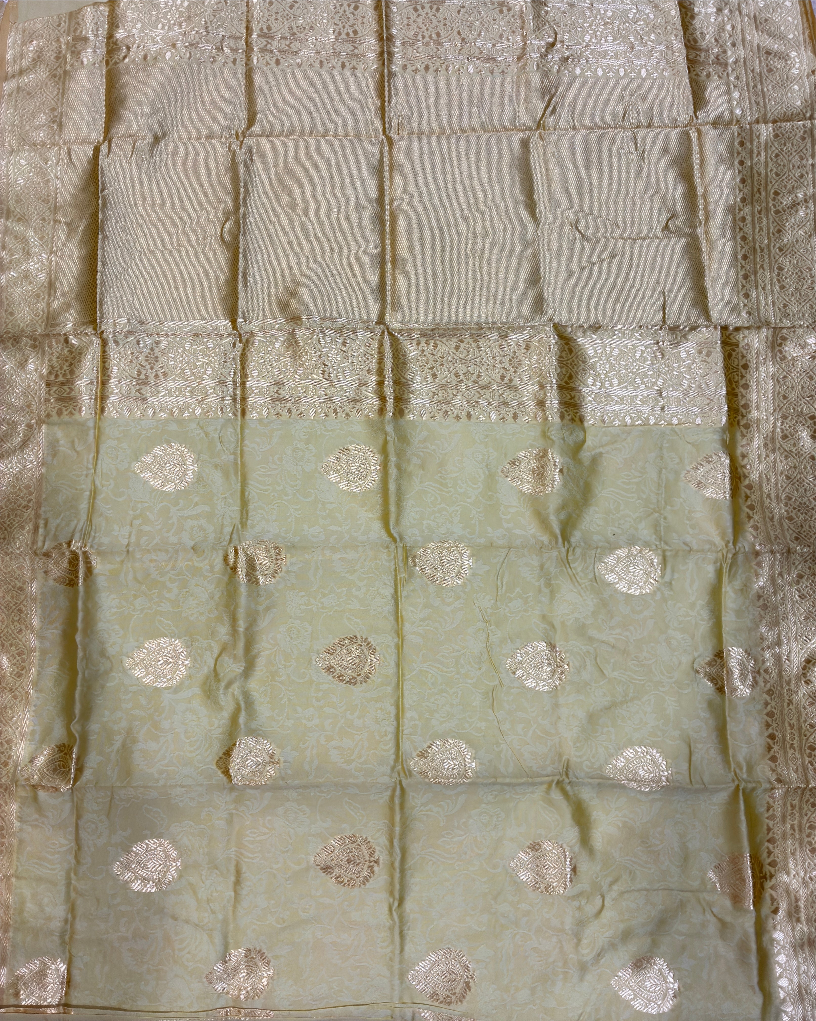 Lemon Noor Silk Saree