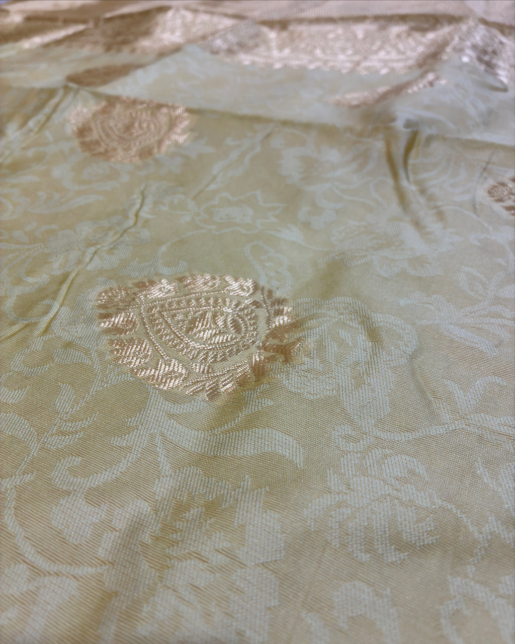 Lemon Noor Silk Saree