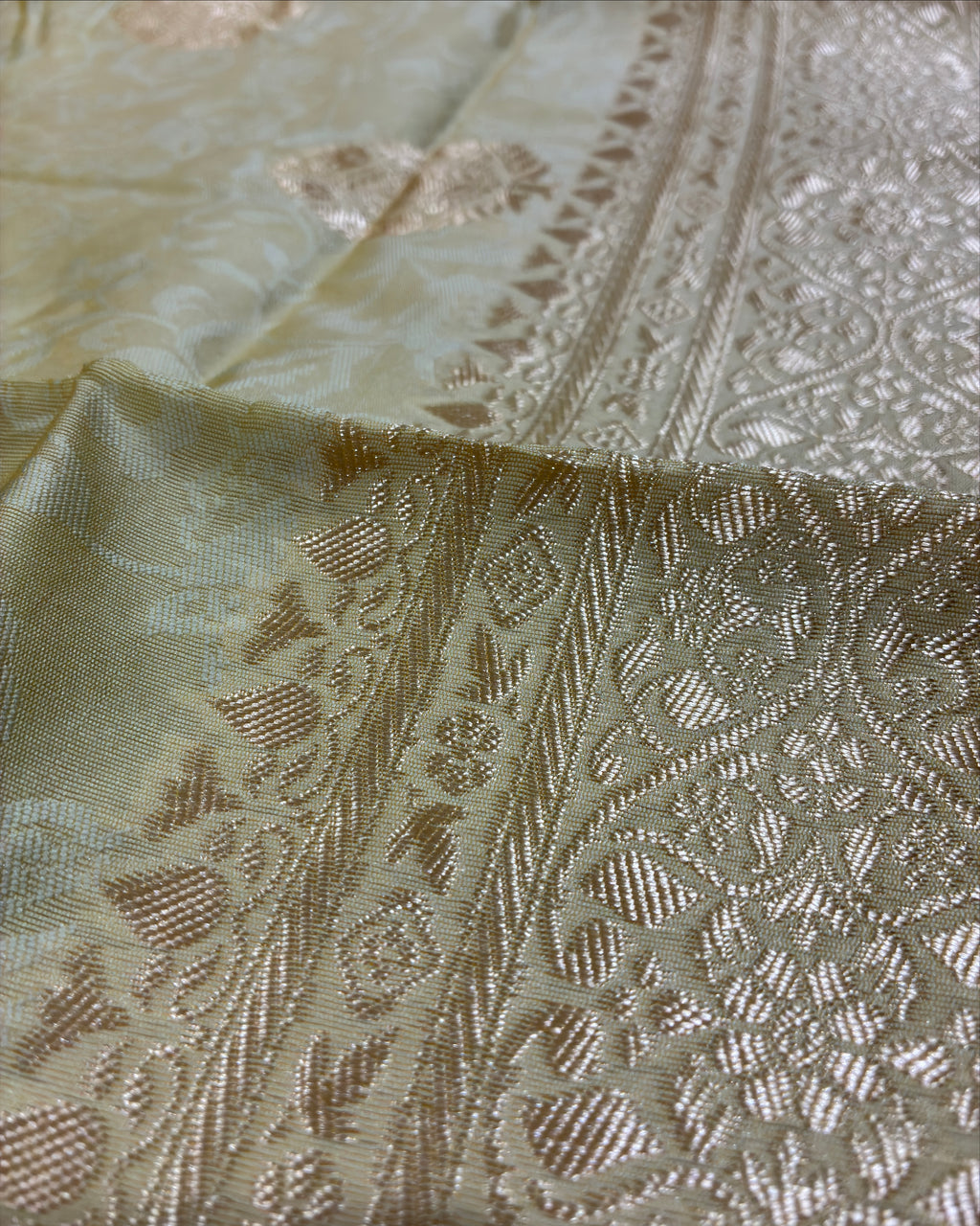 Lemon Noor Silk Saree