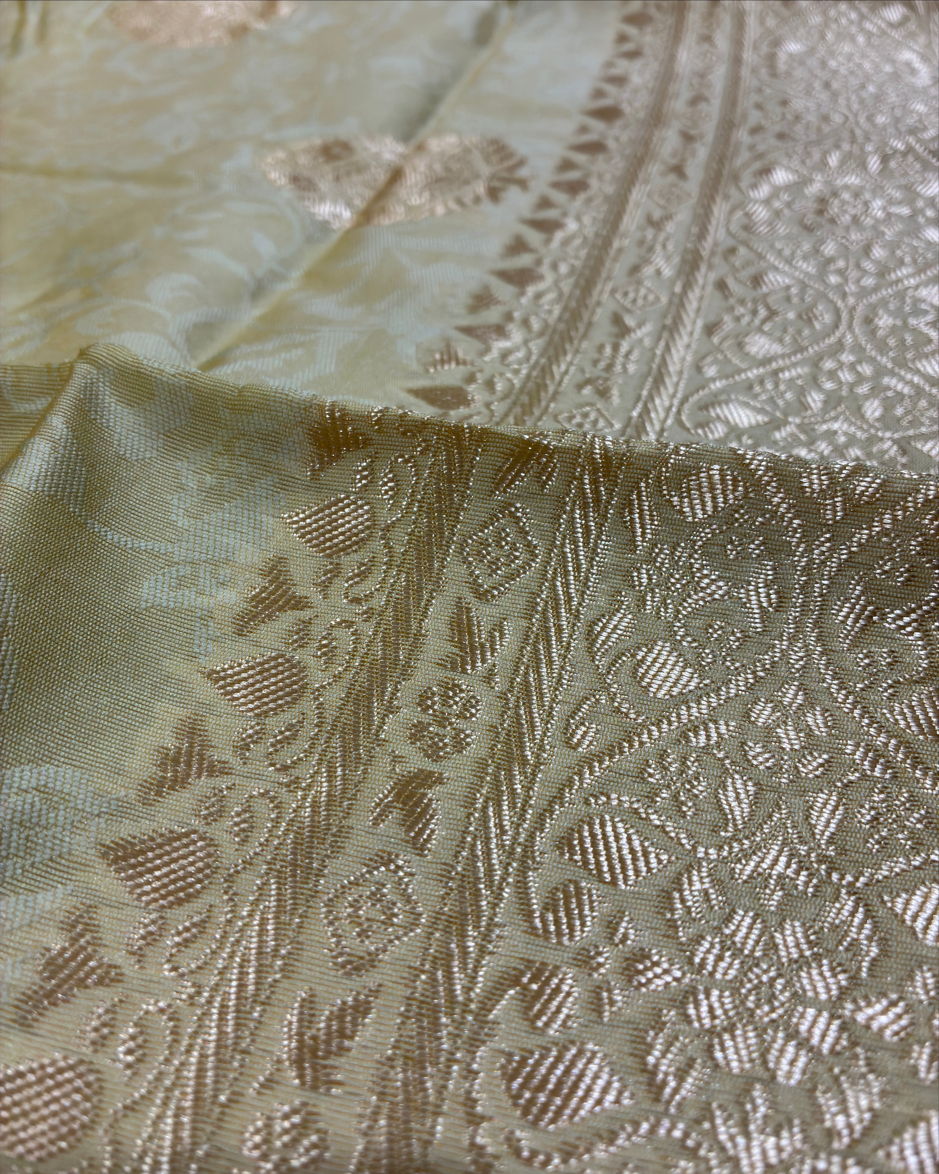 Lemon Noor Silk Saree