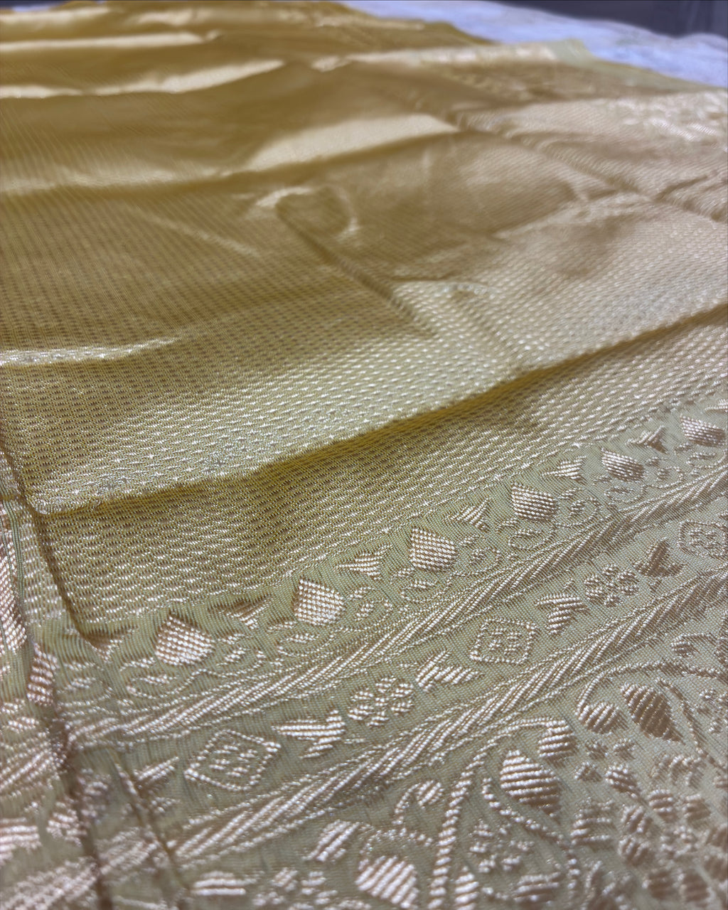 Lemon Noor Silk Saree
