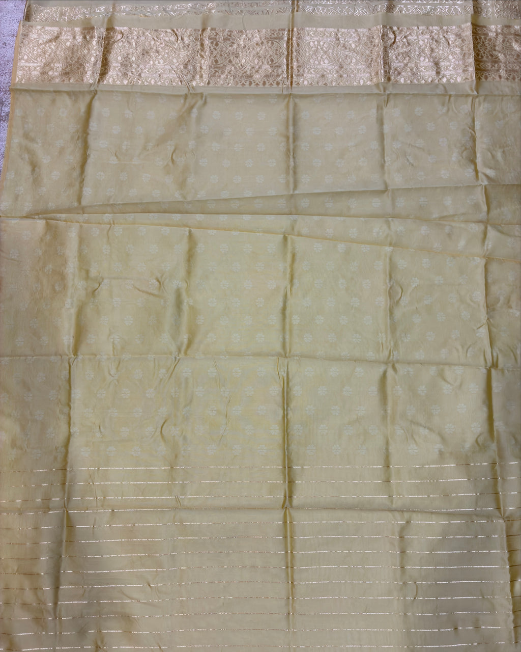 Lemon Noor Silk Saree