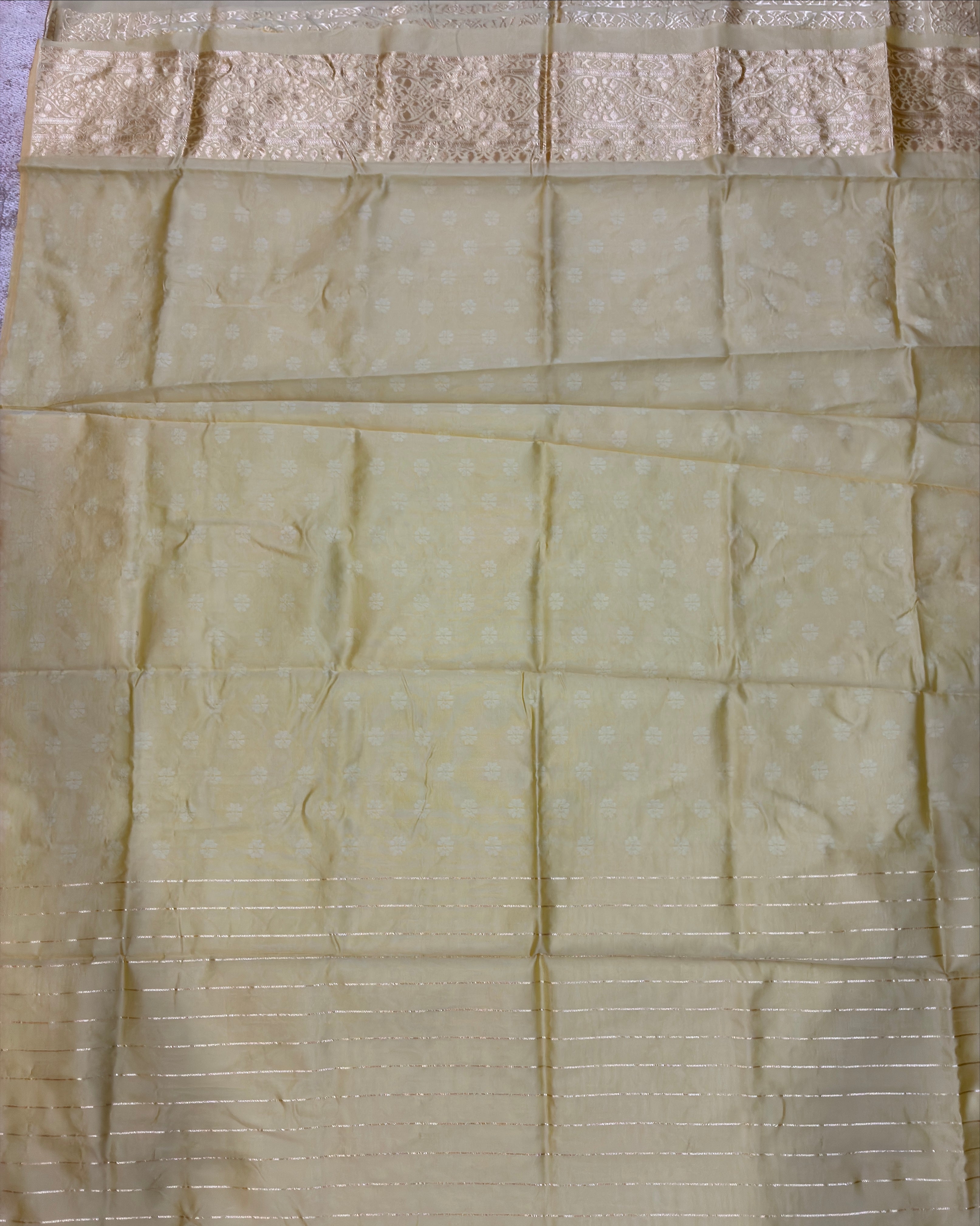 Lemon Noor Silk Saree