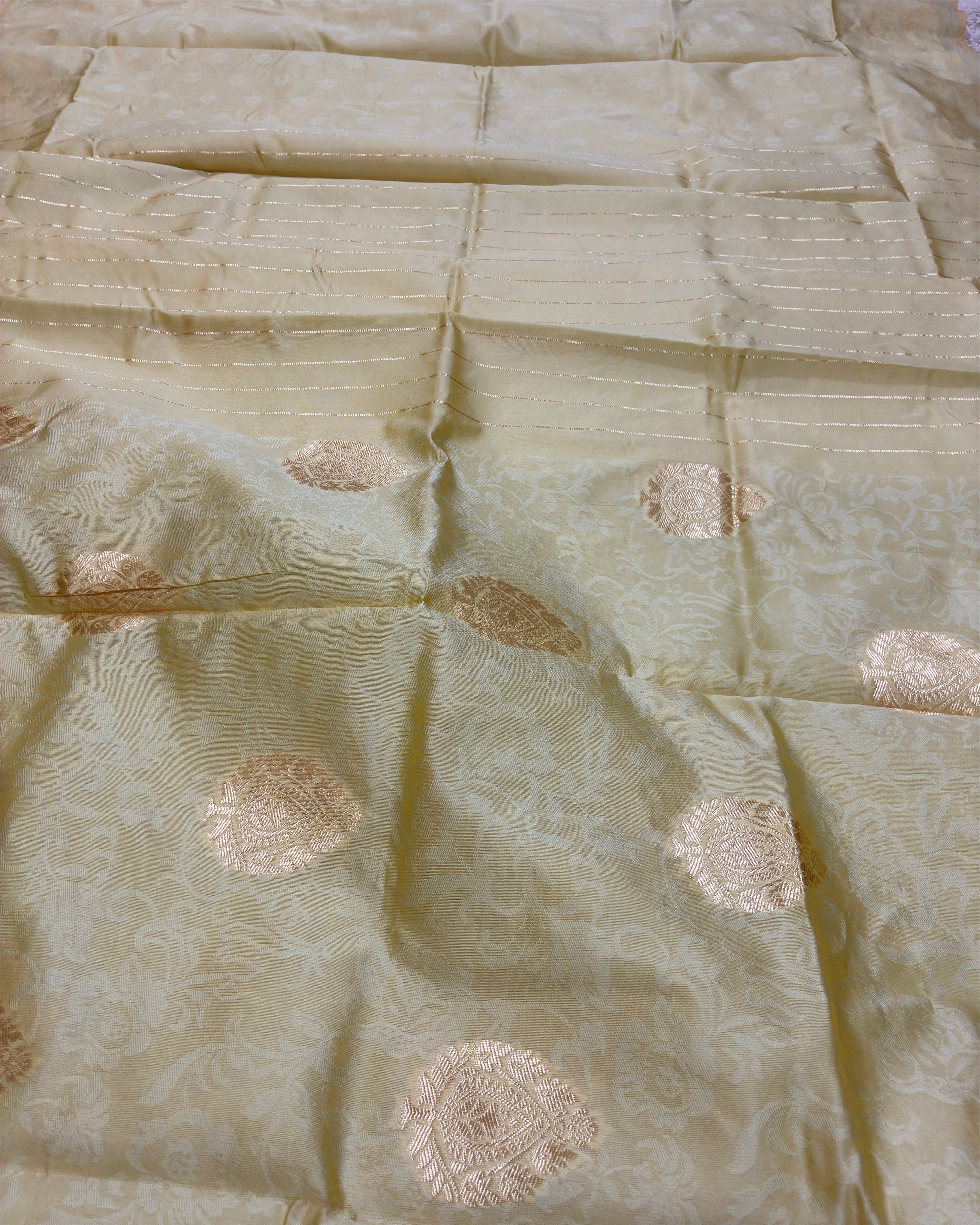 Lemon Noor Silk Saree