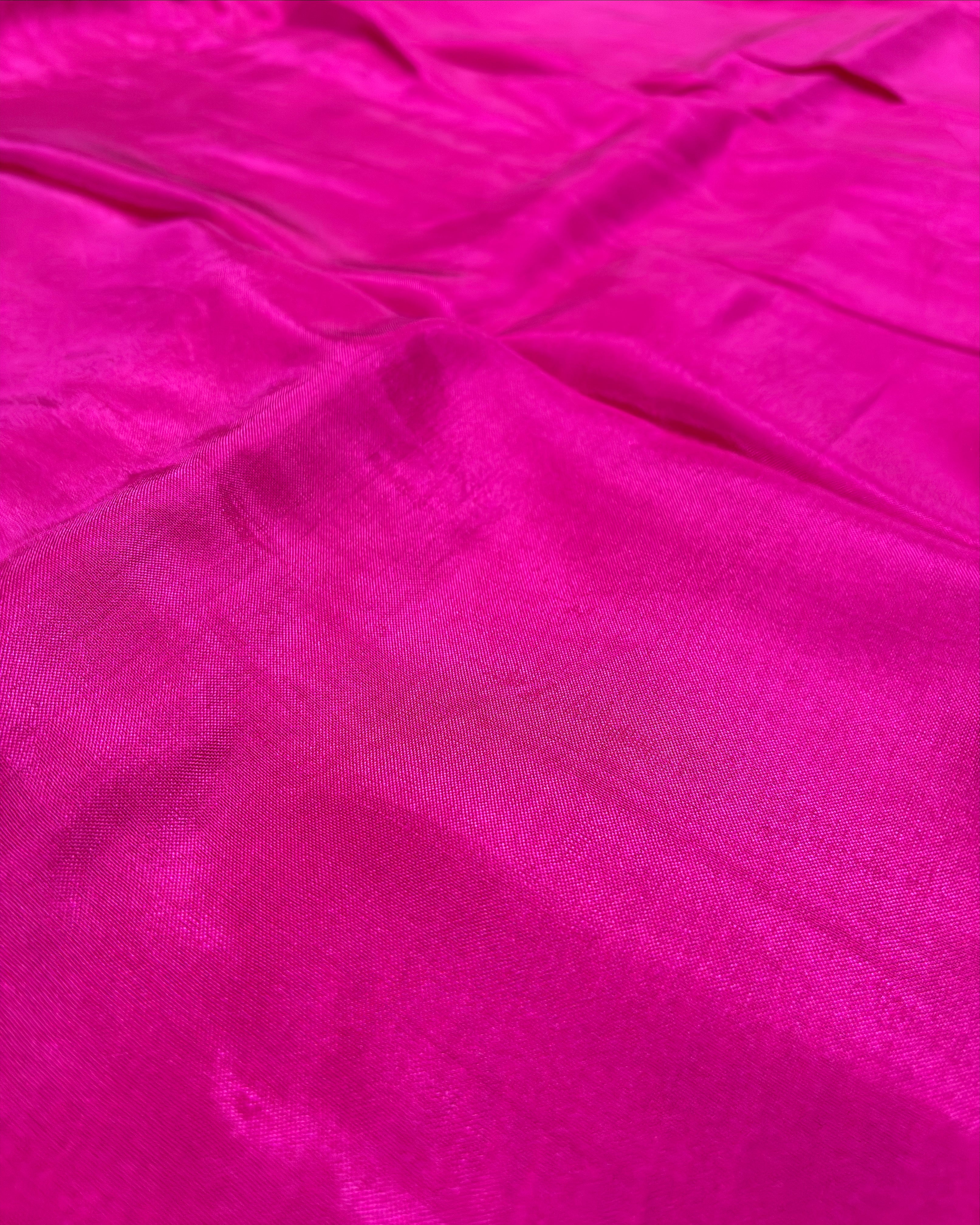 Magenta Saree with Golden Designer Lace