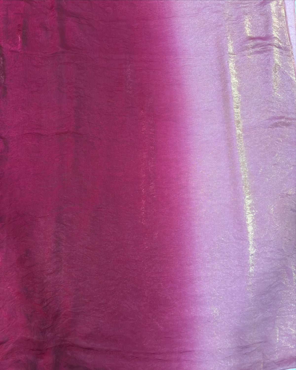 Silk Two-Tone Saree – Mauve Moonlight