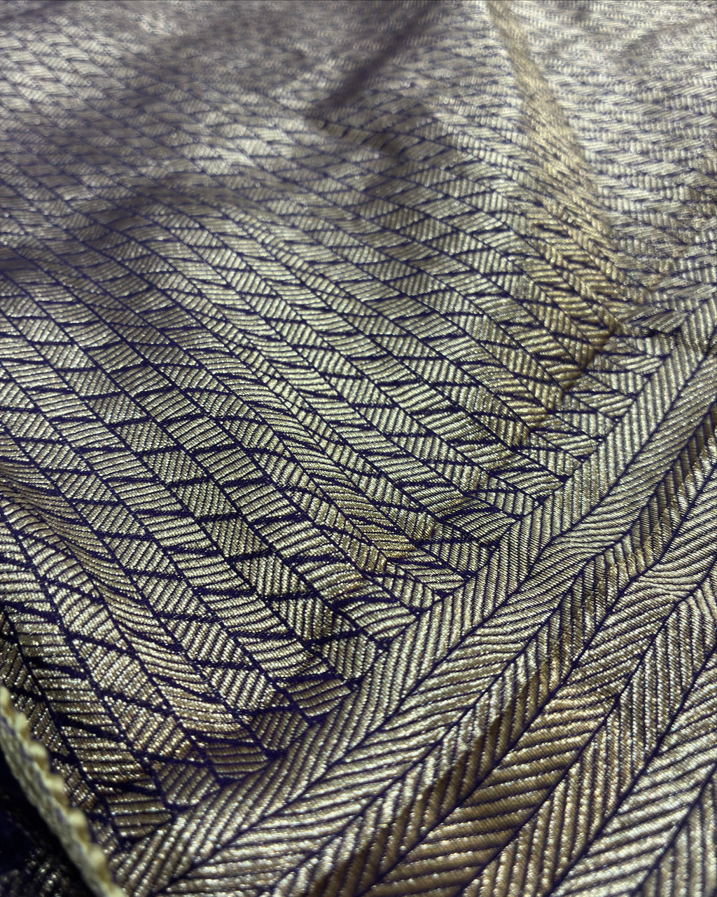 Purple Crepe Silk Saree