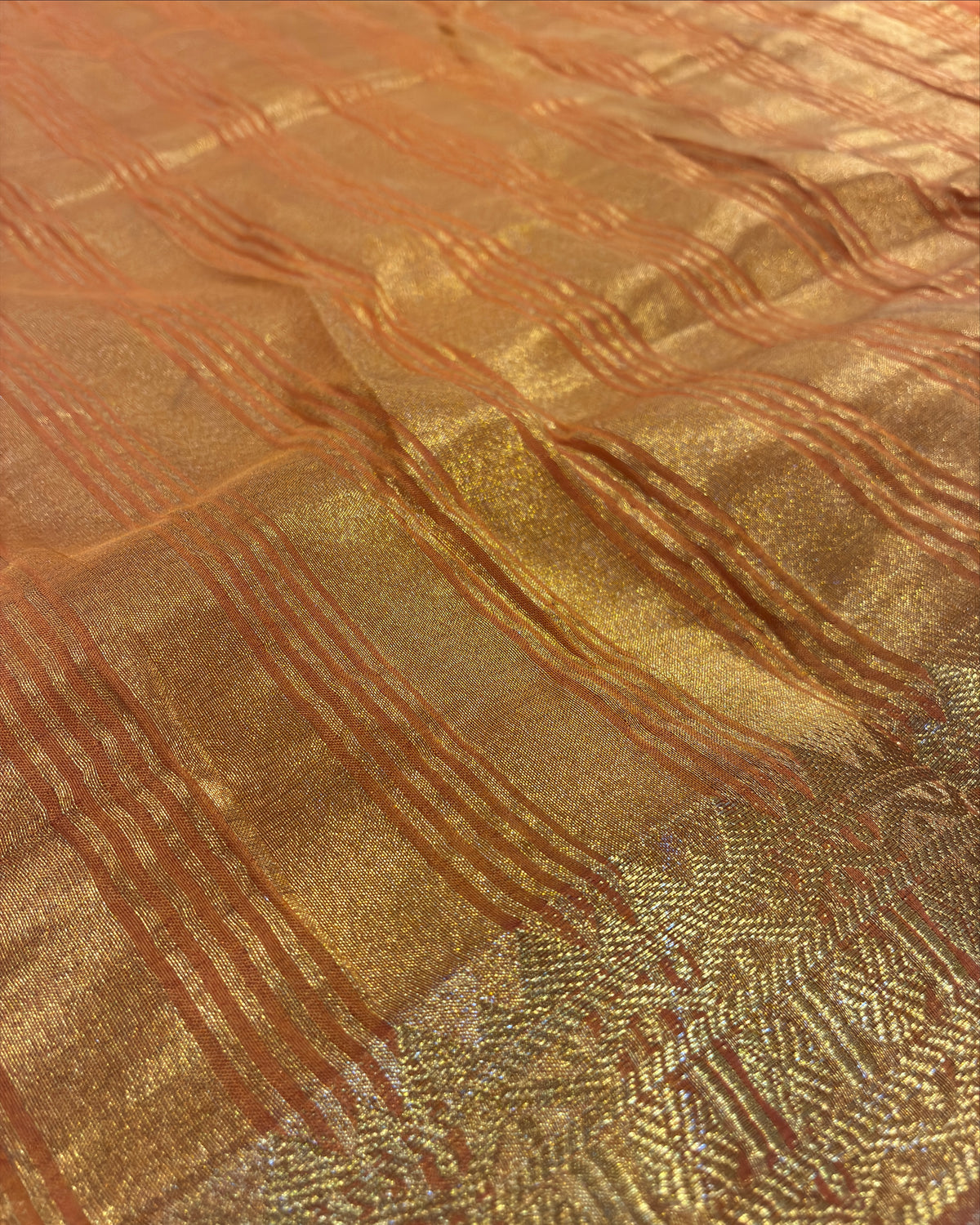 Mustard Mysore Silk Saree