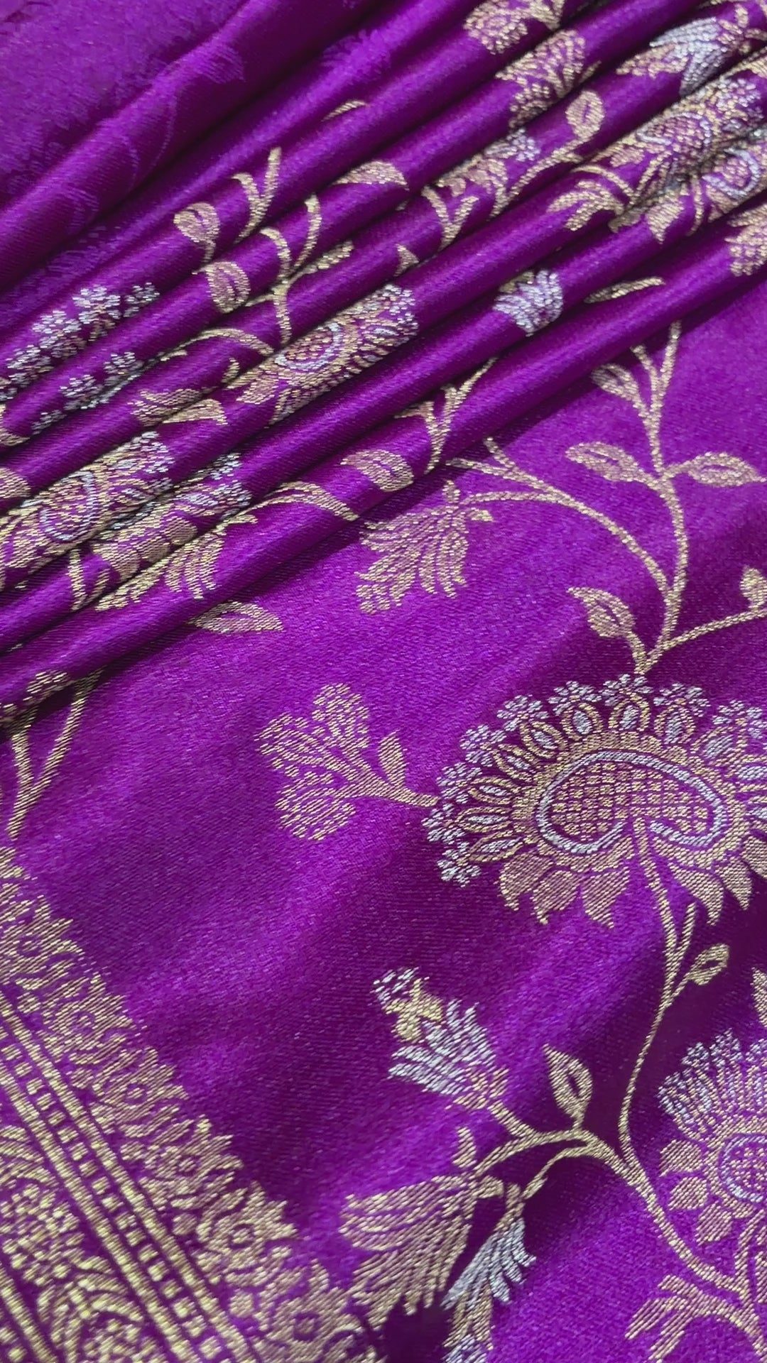 Manguri Silk Saree with Banarasi Zari Work
