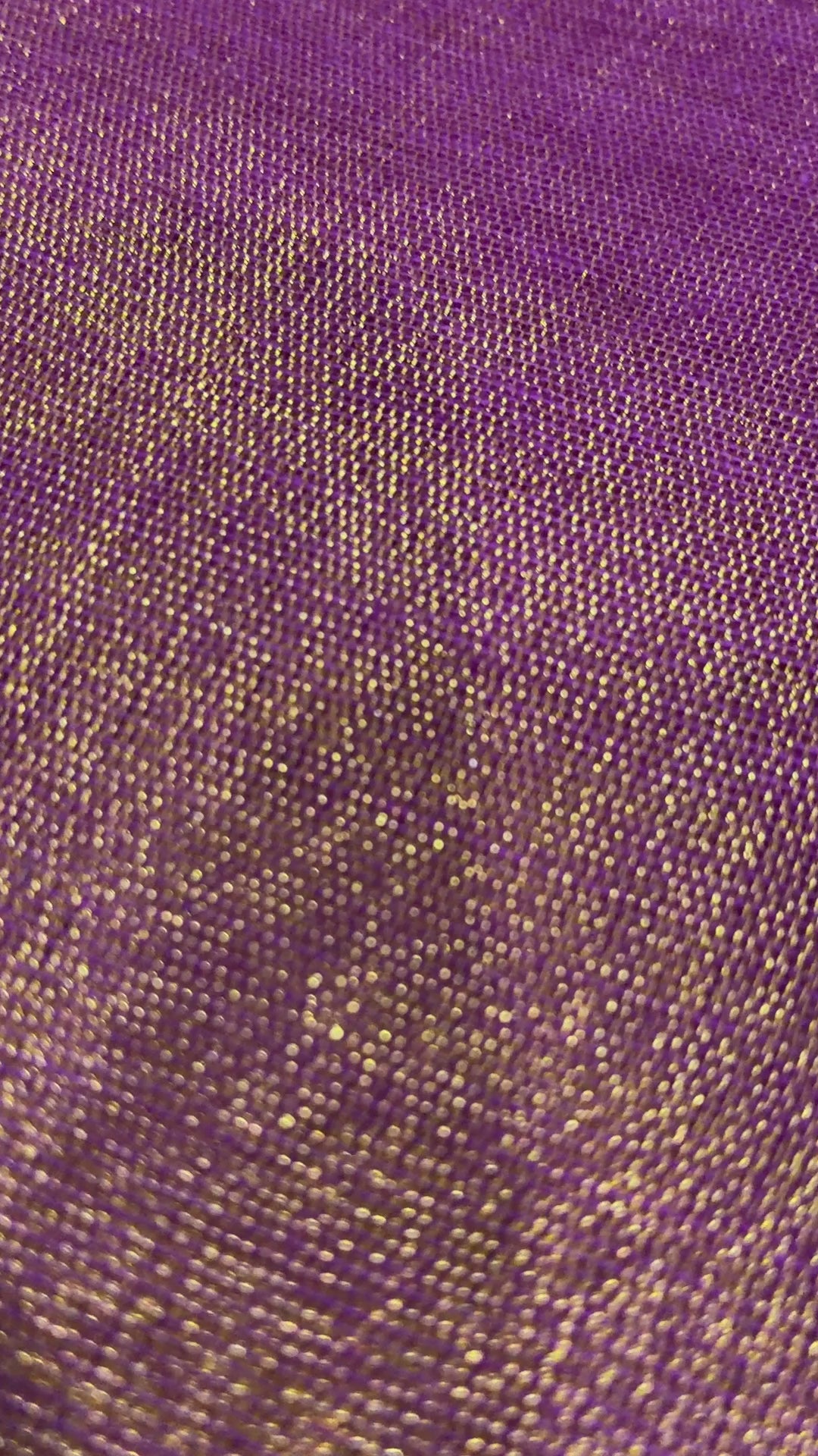 Mauve Purple Linen Tissue Saree with Gold Pallu