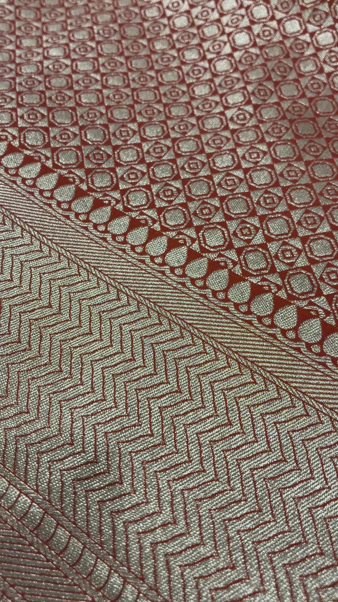 Swan Terracotta Orange Silk Saree