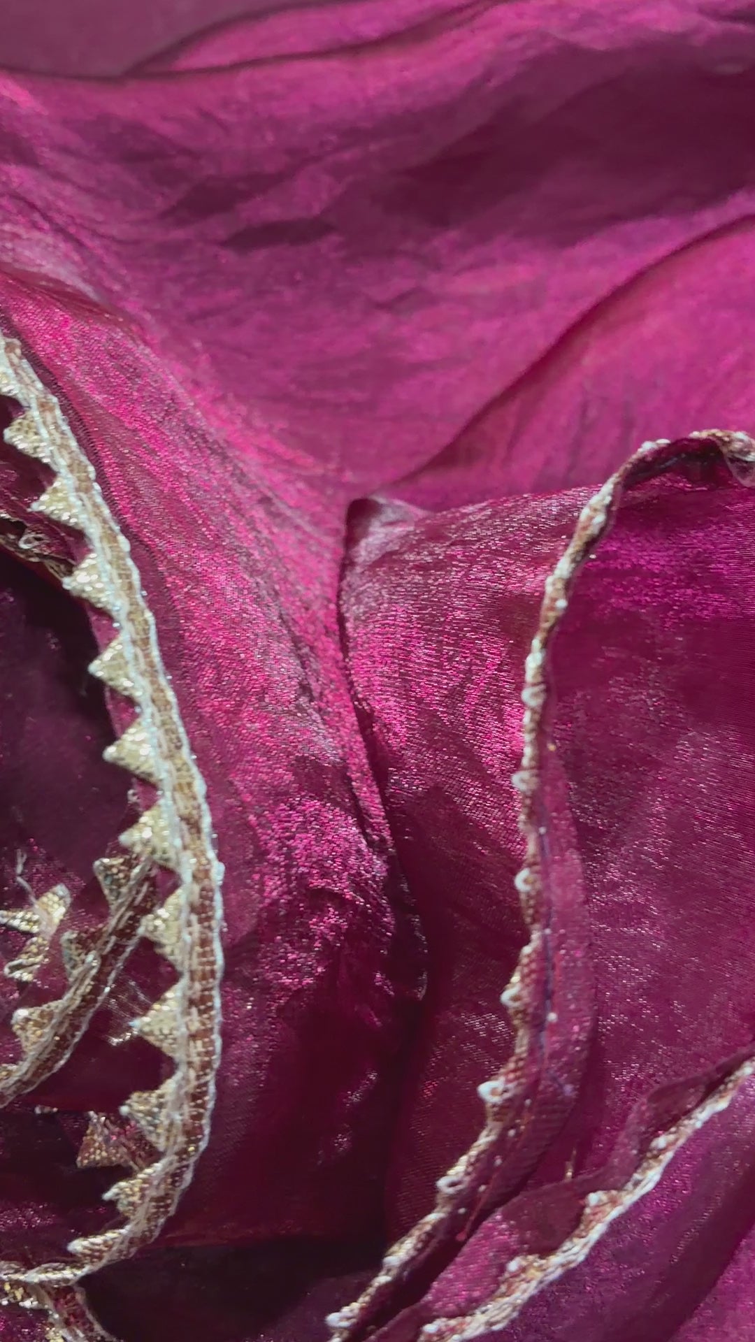 Silk Two-Tone Saree – Mauve Moonlight